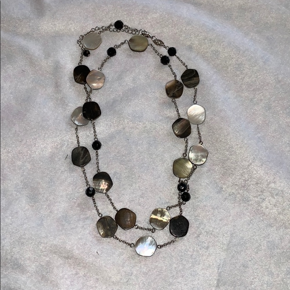 Lia Sophia necklace with shells and crystals